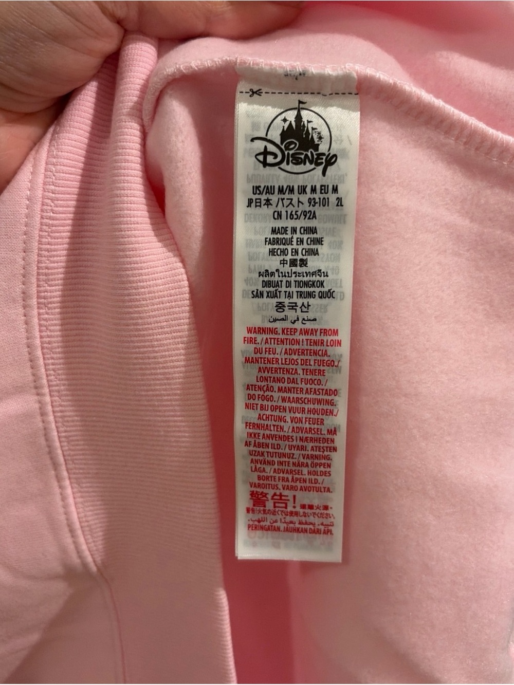 Disney Parks 2026 WDW Castle Sweatshirt Embroidered Size Medium New - Picture 6 of 7